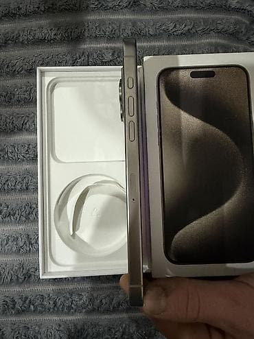 Водолазкалар: IPhone 15 Pro Max, 512 ГБ, Natural Titanium, Куту, 90 % lalafo.kg да — 5 Водолазкалар: IPhone 15 Pro Max, 512 ГБ, Natural Titanium, Куту, 90 % — 5