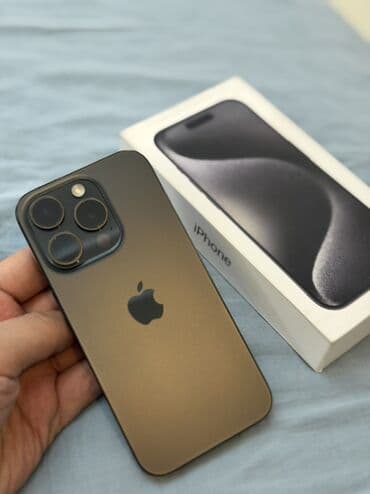 IPhone 15 Pro, Б/у, 256 ГБ, Black Titanium, Коробка, 88 % at lalafo.kg IPhone 15 Pro, Б/у, 256 ГБ, Black Titanium, Коробка, 88 %