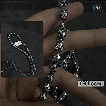 Күмүш сөйкөлөр: Серебряные четки — несколько вариантов дизайна. - Материал: серебро lalafo.kg да — 3 Күмүш сөйкөлөр: Серебряные четки — несколько вариантов дизайна. - Материал: серебро — 3