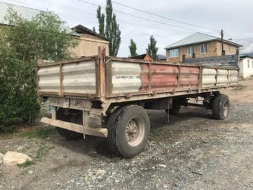 Прицеп, Krone, Бортовой, Б/у at lalafo.kg Прицеп, Krone, Бортовой, Б/у