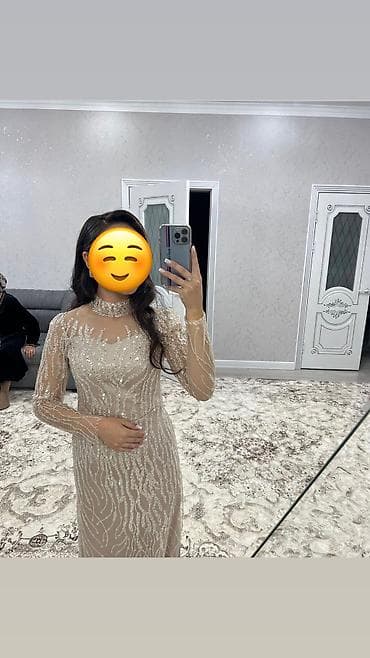 Вечернее платье, Длинная модель, S at lalafo.kg Вечернее платье, Длинная модель, S