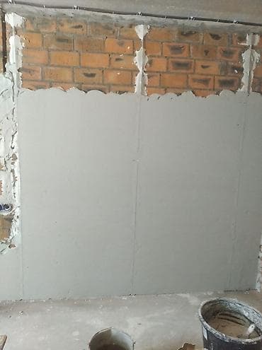 Штукатурка, шпаклёвка, кафель, бетон, стяжка at lalafo.kg Штукатурка, шпаклёвка, кафель, бетон, стяжка