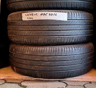 Шины 225 / 60 / R 16, Лето, Б/у, Пара, Легковые, Корея, Hankook at lalafo.kg Шины 225 / 60 / R 16, Лето, Б/у, Пара, Легковые, Корея, Hankook