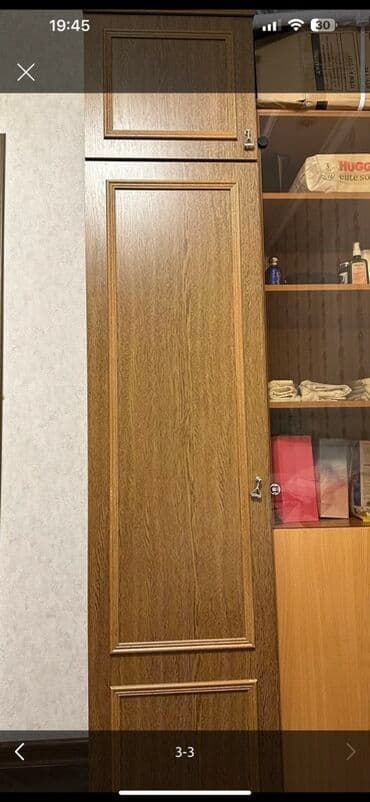 шкафы купе встроенные: Шкаф для одежды, Прямой, ЛДСП at lalafo.kg — 2 шкафы купе встроенные: Шкаф для одежды, Прямой, ЛДСП — 2