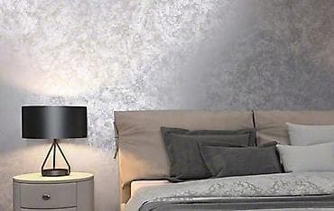 Декоративная отделка для стен с эффектом переливающегося серебра at lalafo.kg Декоративная отделка для стен с эффектом переливающегося серебра