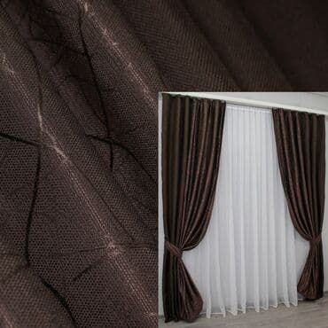 Комплект штор для гостиной/спальни в классическом стиле. - Цвет at lalafo.kg Комплект штор для гостиной/спальни в классическом стиле. - Цвет