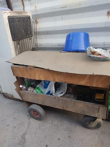 Садово-строительная тачка и тележка, Стальная, Четырехколесная at lalafo.kg Садово-строительная тачка и тележка, Стальная, Четырехколесная