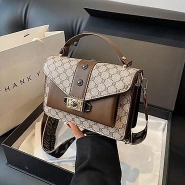 Классическая сумка, Материал: Комбинированный материал, Жёсткая конструкция, Женские at lalafo.kg Классическая сумка, Материал: Комбинированный материал, Жёсткая конструкция, Женские