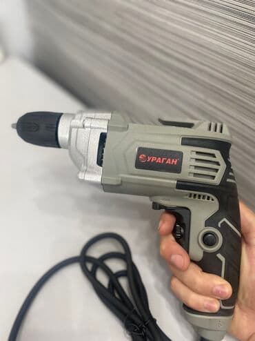 Электрическая дрель "Ураган" (НОВАЯ) Доставка бесплатная Адрес at lalafo.kg Электрическая дрель "Ураган" (НОВАЯ) Доставка бесплатная Адрес