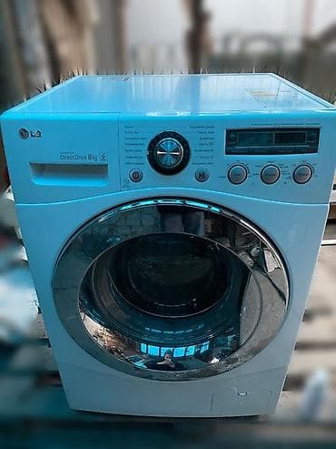 Стиральная машина LG с фронтальной загрузкой, инверторный Direct at lalafo.kg Стиральная машина LG с фронтальной загрузкой, инверторный Direct