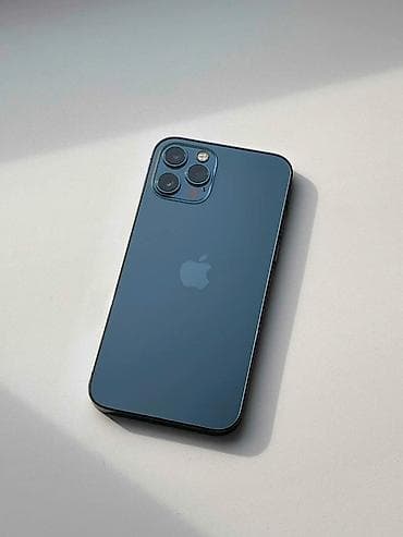 IPhone 12 Pro, Б/у, 128 ГБ, Pacific Blue, Защитное стекло, Чехол, 71 % at lalafo.kg IPhone 12 Pro, Б/у, 128 ГБ, Pacific Blue, Защитное стекло, Чехол, 71 %