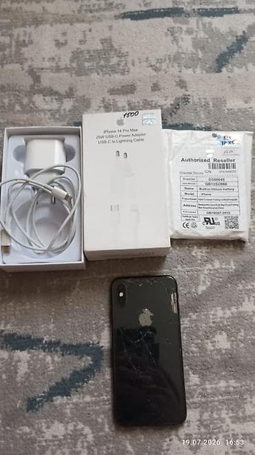 IPhone Xs + комплект аксессуаров Аккумулятор 🔋 радной + оригинал at lalafo.kg IPhone Xs + комплект аксессуаров Аккумулятор 🔋 радной + оригинал