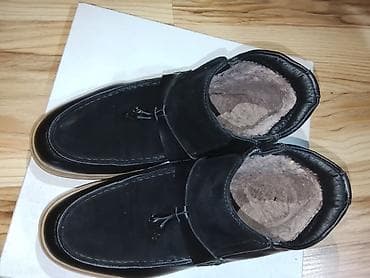 Мужские зимние полуботинки-лоферы - Материал верха: черная at lalafo.kg Мужские зимние полуботинки-лоферы - Материал верха: черная