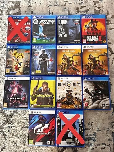 Коллекция дисков для PlayStation 4 и PlayStation 5 Цены ❗❗❗ Gran at lalafo.kg Коллекция дисков для PlayStation 4 и PlayStation 5 Цены ❗❗❗ Gran
