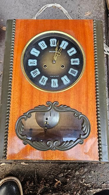 Советские настенные механические часы Jantar (Янтарь), Made in USSR, с at lalafo.kg Советские настенные механические часы Jantar (Янтарь), Made in USSR, с