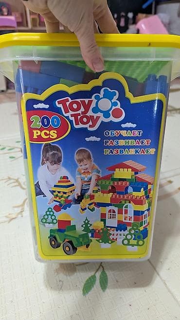 Конструктор детский, большое ведро, состояние нового, все на месте,все at lalafo.kg Конструктор детский, большое ведро, состояние нового, все на месте,все