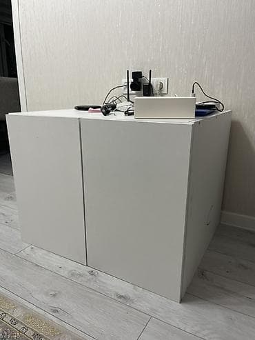 Купе шкафтар: Белая настенный шкаф-полка с распашными дверцами Ширина: 82,5 см lalafo.kg да — 1 Купе шкафтар: Белая настенный шкаф-полка с распашными дверцами Ширина: 82,5 см — 1