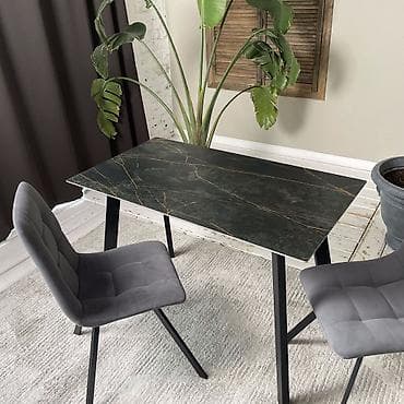 Обеденные/рабочие столы из керамогранита на заказ, реализуем ваши at lalafo.kg Обеденные/рабочие столы из керамогранита на заказ, реализуем ваши