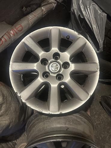 Литые Диски R 16 Toyota, Комплект, отверстий - 5, Б/у at lalafo.kg Литые Диски R 16 Toyota, Комплект, отверстий - 5, Б/у