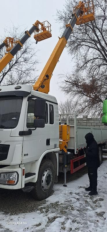 Манипулятор кран манипулятор #кран Автовышка телескопическая на базе lalafo.kg да Манипулятор кран манипулятор #кран Автовышка телескопическая на базе