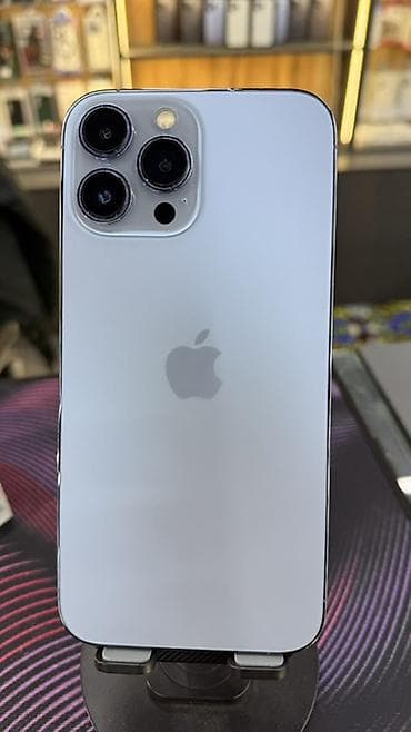 IPhone 13 Pro Max, Б/у, 256 ГБ, Серебристый, 91 % at lalafo.kg IPhone 13 Pro Max, Б/у, 256 ГБ, Серебристый, 91 %