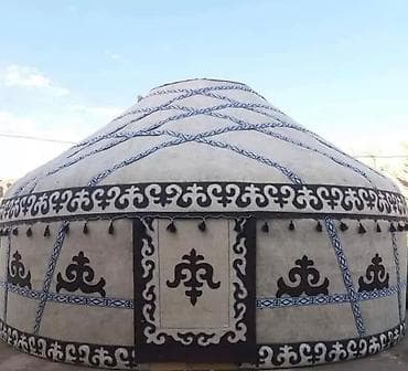 Продажа юрты, Каркас Деревянный, 100 баш, Диаметр: 7 метров at lalafo.kg Продажа юрты, Каркас Деревянный, 100 баш, Диаметр: 7 метров
