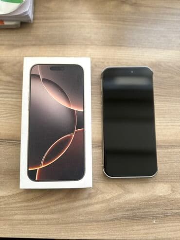 IPhone 16 Pro Max, Новый, 256 ГБ, Desert Titanium, Коробка at lalafo.kg IPhone 16 Pro Max, Новый, 256 ГБ, Desert Titanium, Коробка