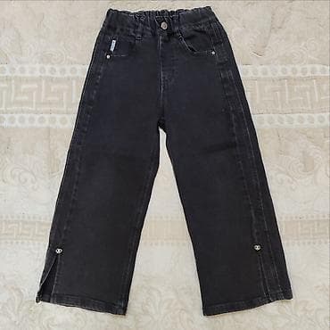 Джинсы и брюки, цвет - Черный, Б/у at lalafo.kg Джинсы и брюки, цвет - Черный, Б/у
