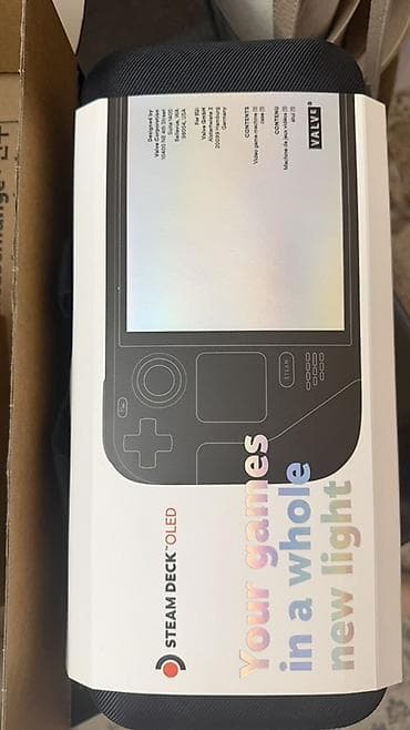 Steam Deck OLED 1 ТБ — в состоянии нового Продам Steam Deck OLED 1 ТБ lalafo.kg да Steam Deck OLED 1 ТБ — в состоянии нового Продам Steam Deck OLED 1 ТБ