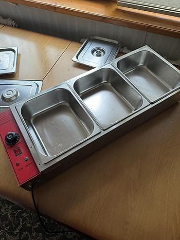 Пищевой мармит/банкетный подогреватель на 3 емкости по 4л из at lalafo.kg Пищевой мармит/банкетный подогреватель на 3 емкости по 4л из