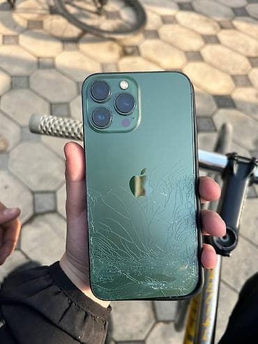 IPhone 13 Pro Max, Б/у, 256 ГБ, Alpine Green, Защитное стекло, Чехол, 80 % at lalafo.kg IPhone 13 Pro Max, Б/у, 256 ГБ, Alpine Green, Защитное стекло, Чехол, 80 %