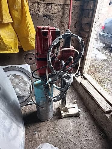 Алмазная установка для бурения и резки бетона. Комплект: - at lalafo.kg Алмазная установка для бурения и резки бетона. Комплект: -