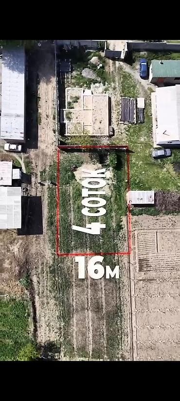 4 соток, Для строительства, Красная книга at lalafo.kg 4 соток, Для строительства, Красная книга