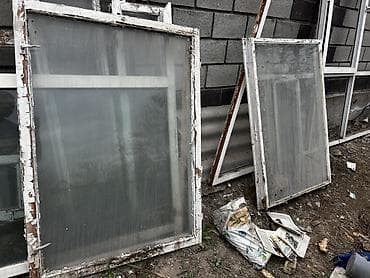 Готовое деревянное окно, Тип окна: Панорамные, Б/у, Без установки, Без рассрочки at lalafo.kg Готовое деревянное окно, Тип окна: Панорамные, Б/у, Без установки, Без рассрочки