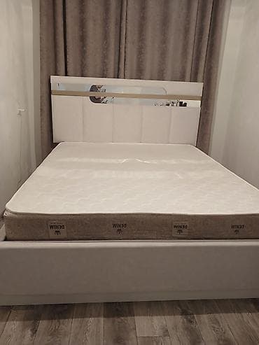 Офис эмереги: Спальный гарнитур в современном стиле, цвет – белый/молочный с lalafo.kg да — 2 Офис эмереги: Спальный гарнитур в современном стиле, цвет – белый/молочный с — 2