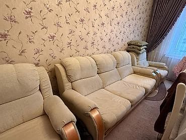 Комплект мягкой мебели, цвет - Бежевый at lalafo.kg Комплект мягкой мебели, цвет - Бежевый