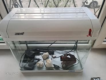 Аквариум JEBO с крышкой и встроенным освещением. Комплектация по at lalafo.kg Аквариум JEBO с крышкой и встроенным освещением. Комплектация по