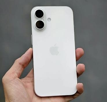 IPhone 16, Б/у, 128 ГБ, Белый, Зарядное устройство, Защитное стекло, Чехол, 92 % at lalafo.kg IPhone 16, Б/у, 128 ГБ, Белый, Зарядное устройство, Защитное стекло, Чехол, 92 %