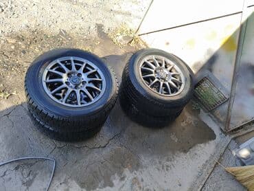 Колеса в сборе 195 / 65 / R 15, Зима, Б/у, Комплект, Легковые, Литые, отверстий - 5 at lalafo.kg Колеса в сборе 195 / 65 / R 15, Зима, Б/у, Комплект, Легковые, Литые, отверстий - 5