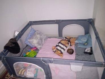 Просторный детский манеж-площадка для игр и сна. длина 2 метр ширина at lalafo.kg Просторный детский манеж-площадка для игр и сна. длина 2 метр ширина