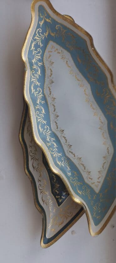 Набор декоративных блюд в классическом стиле - Комплект из 2 at lalafo.kg Набор декоративных блюд в классическом стиле - Комплект из 2