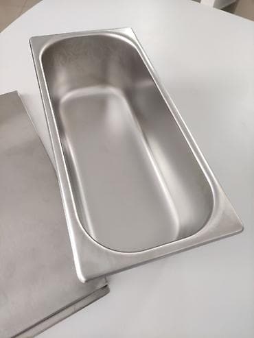 Гастроемкости из нержавеющей стали GN 1/3-100 с крышкой. Новые! at lalafo.kg Гастроемкости из нержавеющей стали GN 1/3-100 с крышкой. Новые!