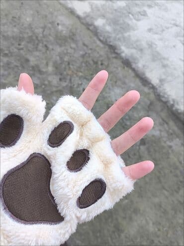 Перчатки, варежки, Женские, Новый, цвет - Белый at lalafo.kg Перчатки, варежки, Женские, Новый, цвет - Белый