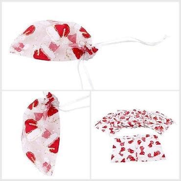 Упаковка для подарка из органзы с завязками, размер 18 см х 13 см at lalafo.kg Упаковка для подарка из органзы с завязками, размер 18 см х 13 см