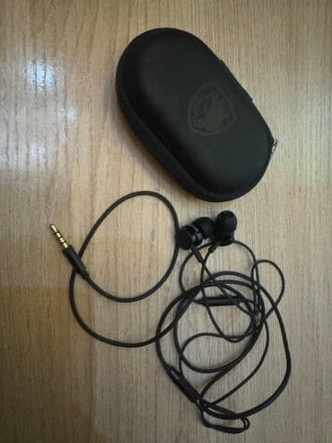 Наушники проводные с чехлом на замке -1000 at lalafo.kg Наушники проводные с чехлом на замке -1000