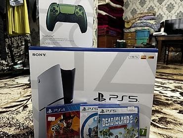 PlayStation 5 (1 ТБ) + игры и дополнительный геймпад Была at lalafo.kg PlayStation 5 (1 ТБ) + игры и дополнительный геймпад Была