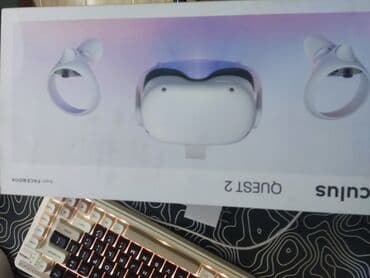 Oculus Quest 2 — автономный шлем виртуальной реальности с парой at lalafo.kg Oculus Quest 2 — автономный шлем виртуальной реальности с парой