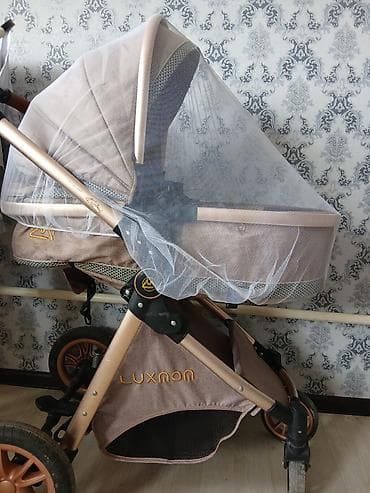 Коляска Luxmom универсальная (2 в 1) - Тип: модульная коляска с at lalafo.kg Коляска Luxmom универсальная (2 в 1) - Тип: модульная коляска с