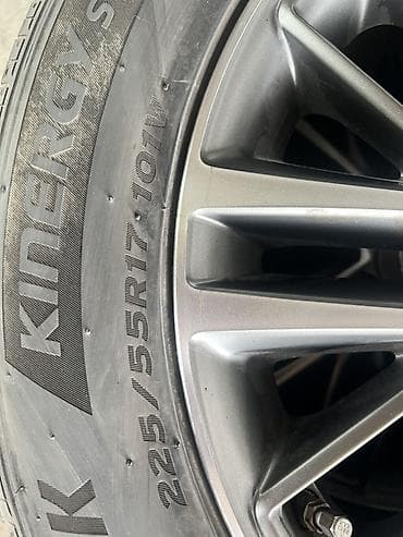 Колеса в сборе 225 / 55 / R 17, Лето, Б/у, Запаска, Легковые, Литые, отверстий - 5 at lalafo.kg — 2 Колеса в сборе 225 / 55 / R 17, Лето, Б/у, Запаска, Легковые, Литые, отверстий - 5 — 2