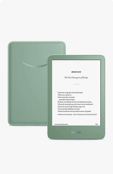 Электронная книга, Amazon, Б/у, 6" - 7", Bluetooth, цвет - Зеленый at lalafo.kg Электронная книга, Amazon, Б/у, 6" - 7", Bluetooth, цвет - Зеленый